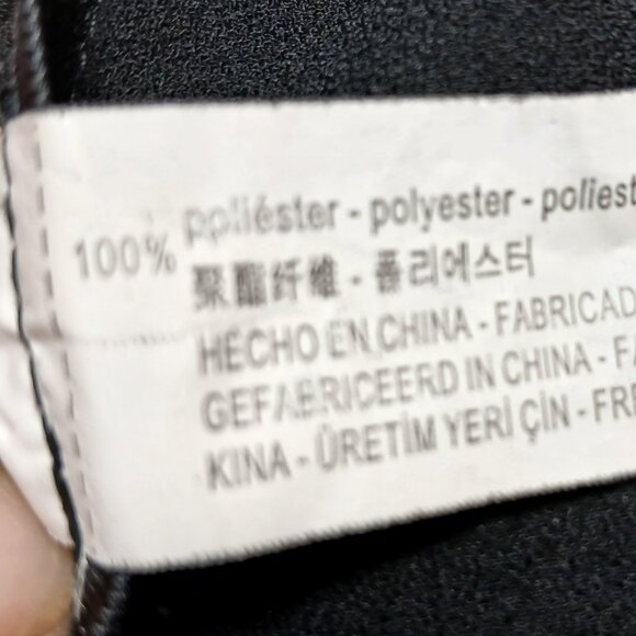 NWOT ZARA Black High Waist Wide Leg Dress Trousers Size S - Picture 8 of 11